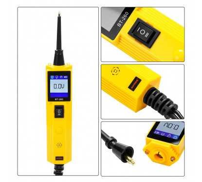 AUTOOL BT260 Power Automotive Circuit Probe Tester Electrical System Diagnostic Tool
