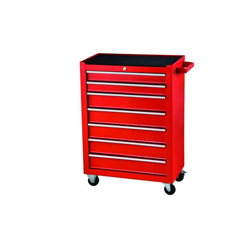 Mega Mechanic tool trolly cart with 7 shelves and Double Sided Pegboard