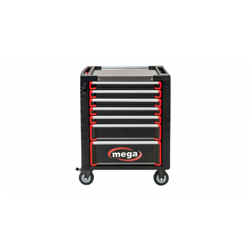Mega Tool trolley 217 tools 7 drawers