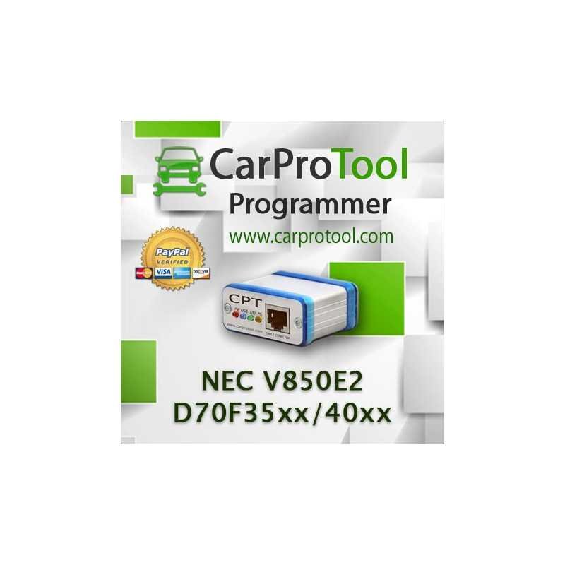 RENESAS NEC V850E2 D70F35XX D70F40XX. FLUR0RTX CONNECTION TYPE. ACTIVATION FOR CARPROTOOL.
