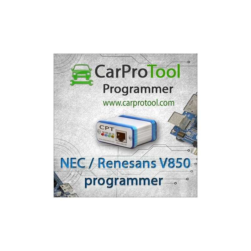 Renesas / NEC V850 programmer. Activation for CarProTool