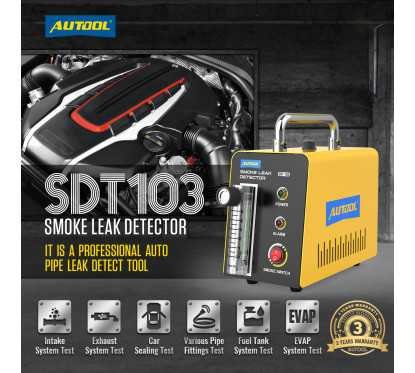 AUTOOL SDT103 Automotive Smoke Machine Leak Detector for EVAP System 12V