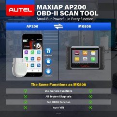 AUTEL MaxiAP AP200 - OBDII Bluetooth Scanner