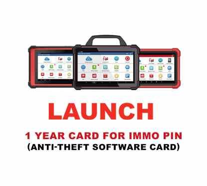 Launch - 1 Year Card for IMMO PIN ( Anti-theft Software Card for scanners )