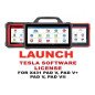Launch Tesla Software License For PAD V / PAD 5 , PAD V+ / PAD 5+, PAD VII / PAD 7