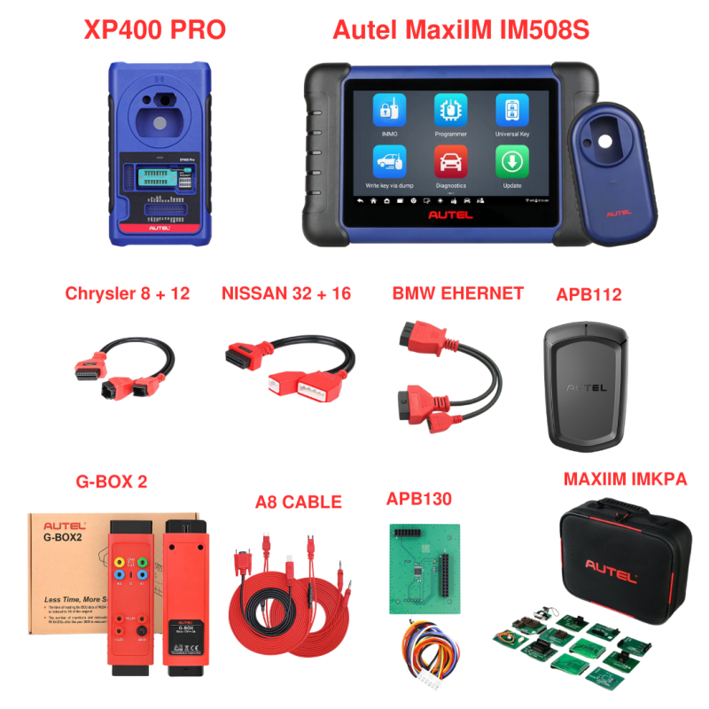 Autel MaxiIM IM508S Key Programming Full Package Bundle