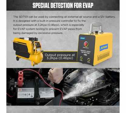 AUTOOL SDT101 Automotive Smoke Detector Machine For EVAP System