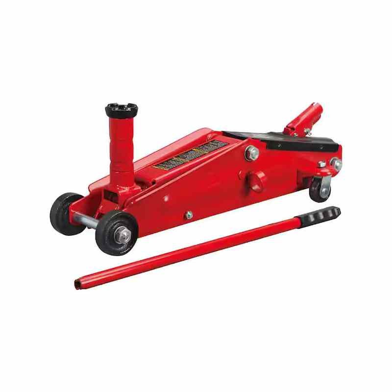 3-Ton Trolley Floor Jack with Saddle Extension Adapter