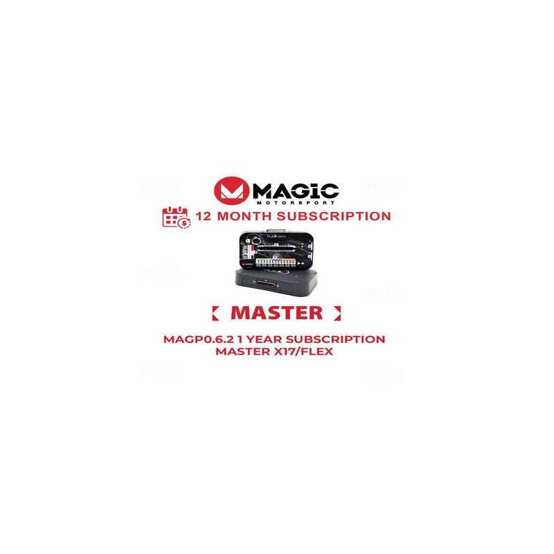 Magic Motorsport - MAGP0.6.2 1 year subscription MASTER X17 / FLEX