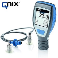 جهاز فحص صبغ السيارات الاحترافي QNix® 5500 لقياس سمك الطلاء مع مجس سلكي مزدوج Fe 5 مم/NFe 3 مم