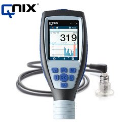 جهاز فحص صبغ السيارات الاحترافي QNix® 9500 Basic لقياس سمك الطلاء مع مجس سلكي مزدوج Fe 3 مم/NFe 3 مم