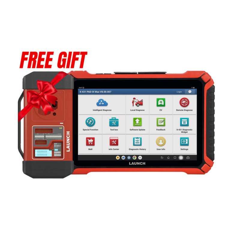 Launch PAD 9 LINK High-end Flagship Diagnostic Tool & Free X-PROG 3 Advanced Immobilizer and Key Programming Module Gift