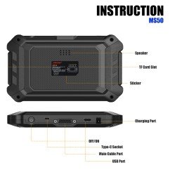 OBDSTAR MS50 Motosiklet Tarayıcı Motosiklet Teşhis Aracı