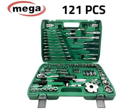 عدة ورش MEGA المكونة من 121 قطعة