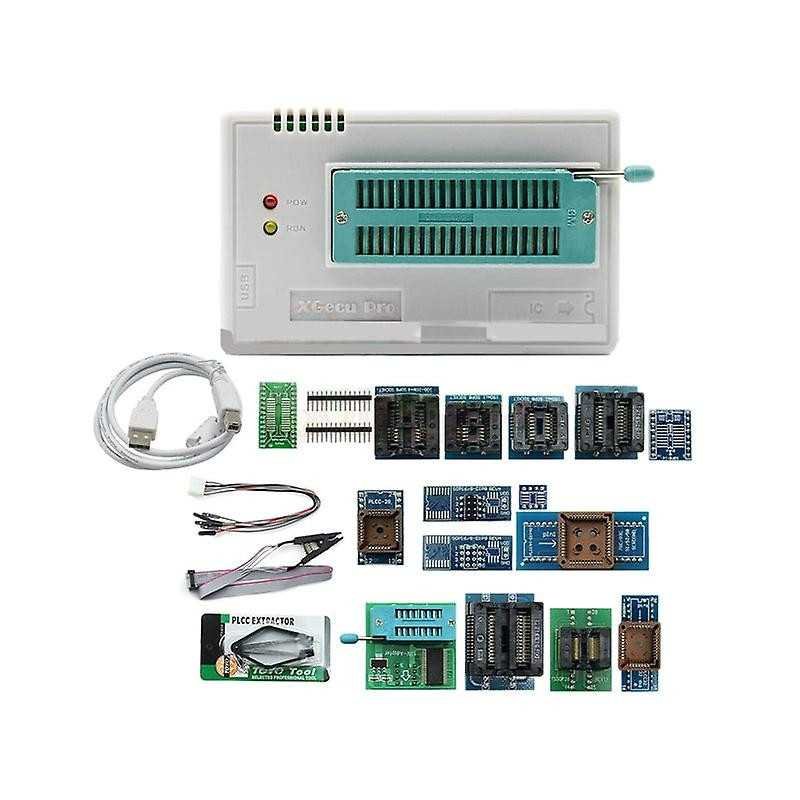 Tl866ii Plus Usb Eeprom Flash Bios Car Nand Burning Programmer+17x Accessories For Atmel Avr Atmega At90 Pic Gal Sram