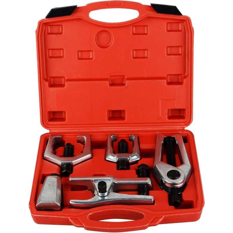 5pcs Front End Service Set Steel Tool Kit Ball Joint Separator Pitman Arm Puller Removal Kit for BMW Vehicle Tools Set