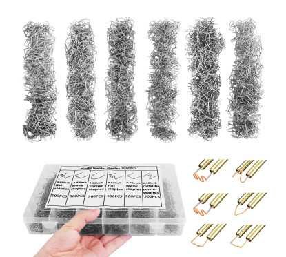 [3000PCS] Plastic Welder Staples,Hot Staples for Automotive Plastic Repair Machine Welding