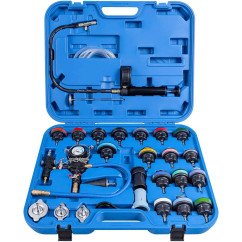 28-Piece Universal Radiator Pressure Vacuum Type Cooling System Tool Kit