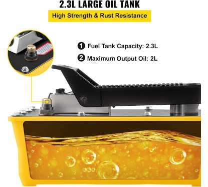 Foot Pump operated oil Air/Hydraulic Pump