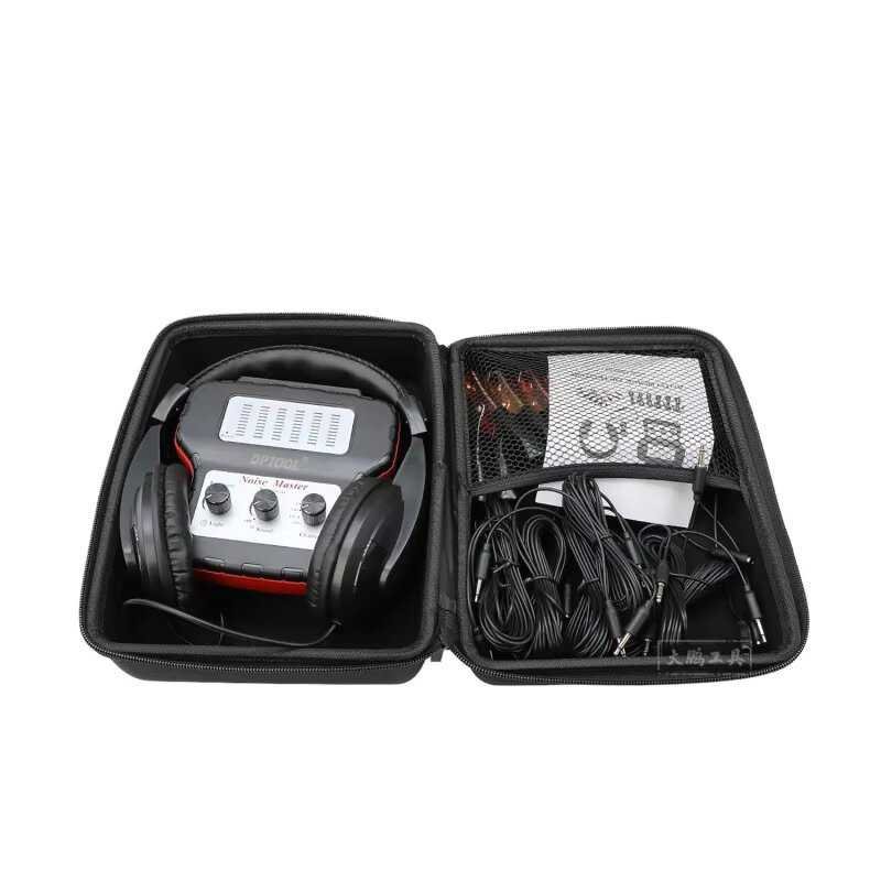 Car Noise Finder, Copper Black Car Electronic Stethoscope Multi Channel