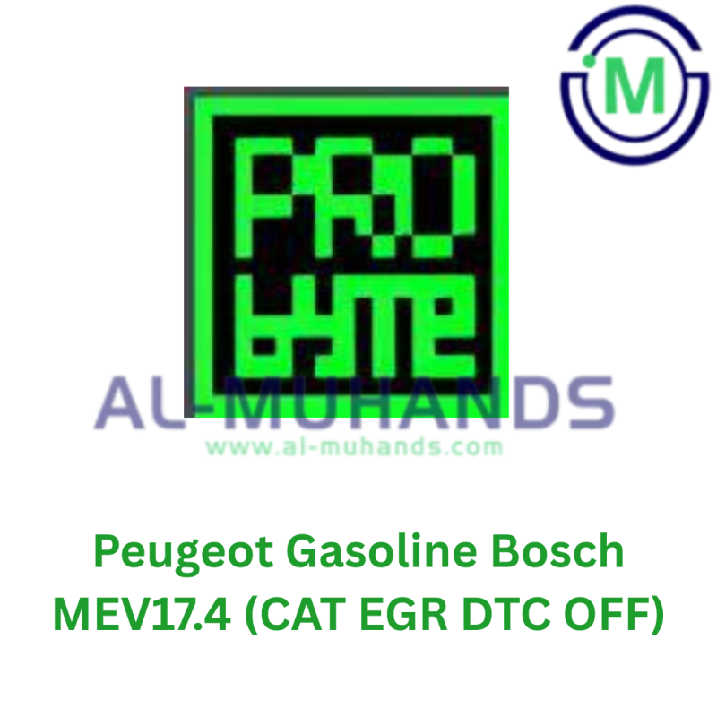 ProBYTE Peugeot Gasoline Bosch MEV17.4 (CAT EGR DTC OFF) ProBYTE Peugeot Gasoline Bosch MEV17.4 (CAT EGR DTC OFF)