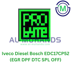 ProBYTE Iveco Diesel Bosch EDC17CP52 (EGR DPF DTC SPL OFF)
