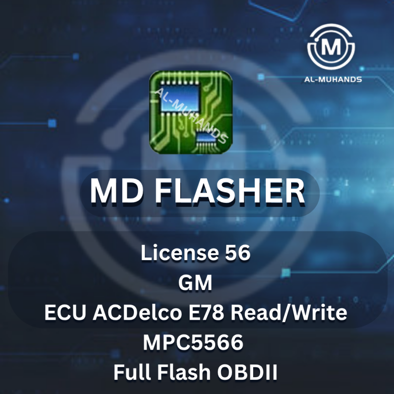 MD Flasher License 56 - GM ECU ACDelco E78 Read/Write_MPC5566_Full_Flash_OBDII MD Flasher License 56 - GM ECU ACDelco E78 Read/Write_MPC5566_Full_Flash_OBDII