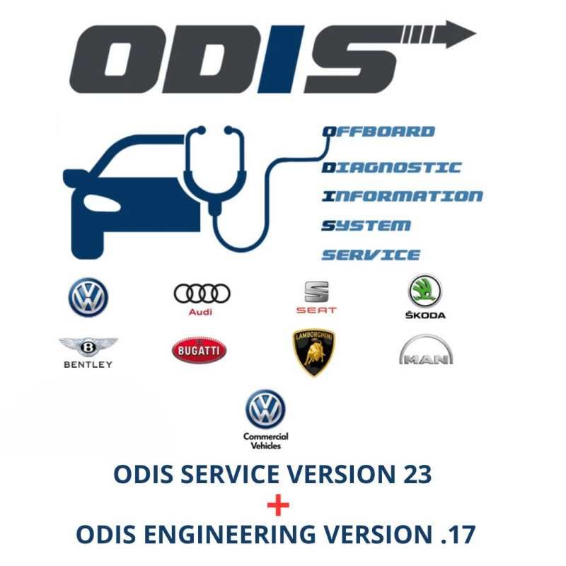 VAG Group Package, software ( Odis Service 23 and Odis Engineering 17 )