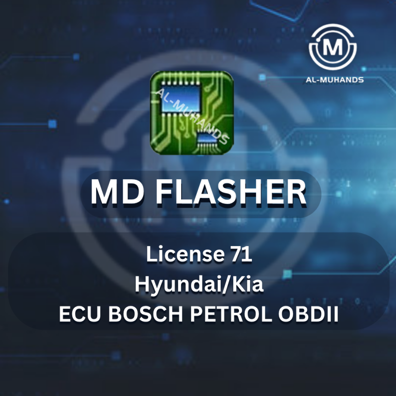 MD Flasher License 71 - Hyundai / Kia ECU BOSCH PETROL OBDII