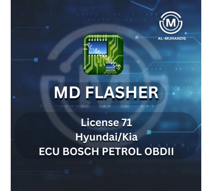 MD Flasher License 71 - Hyundai / Kia ECU BOSCH PETROL OBDII
