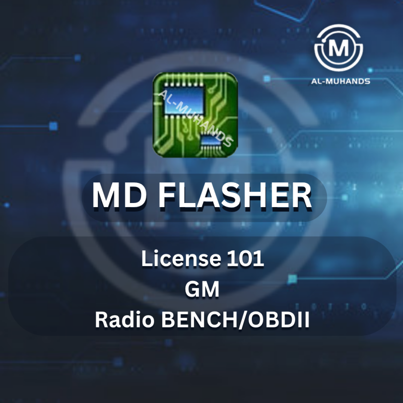 MD Flasher License 101 - GM Radio BENCH/OBDII