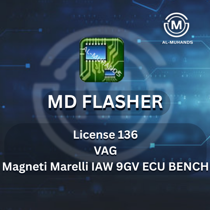 MD Flasher License 136 - VAG Magneti Marelli IAW 9GV ECU BENCH