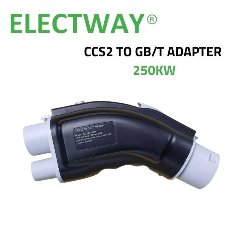محول الشحن السريع من CCS2 إلى GB/T – قدرة 250 كيلوواط من ELECTWAY