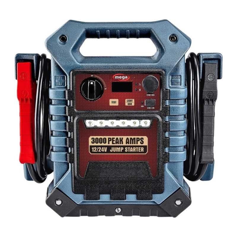 Jump Starter 12/24V Professional Power Station 3000AMP Mega JS4500