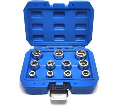 Bolt Extractor Socket Set 11pc 3/8" Drive Metric ME01955