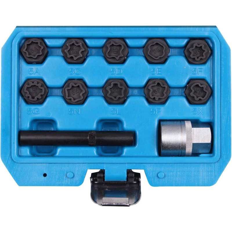 12PC Locking Wheel Nut Key Set for Mercedes Benz ME13753