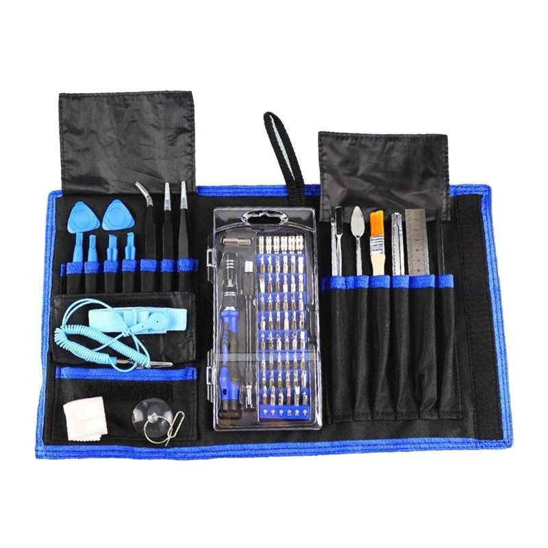 100PC Computer Technician Tool Kit for Repair, Wiring, Cleaning & Testing ME18243