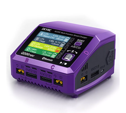 شاحن ومفرغ بطاريات ليثيوم متوازن AC 200W / DC 400W – SkyRC Q200neo
