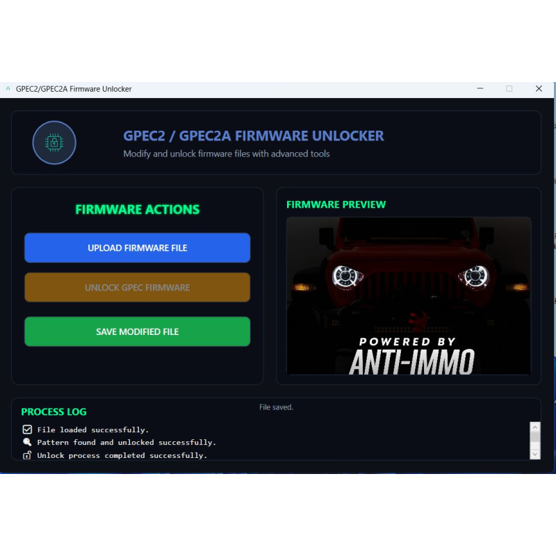 GPEC2/GPEC2A UNLOCK TOOL