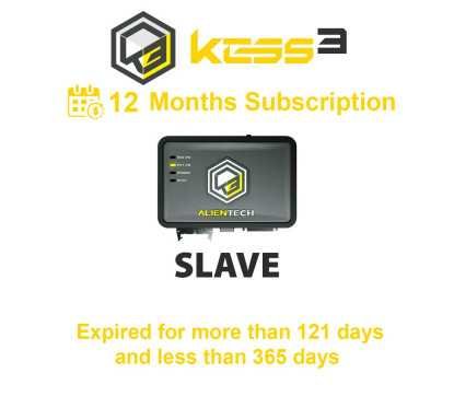 Alientech KESS3 Slave - 12 Months Subscription