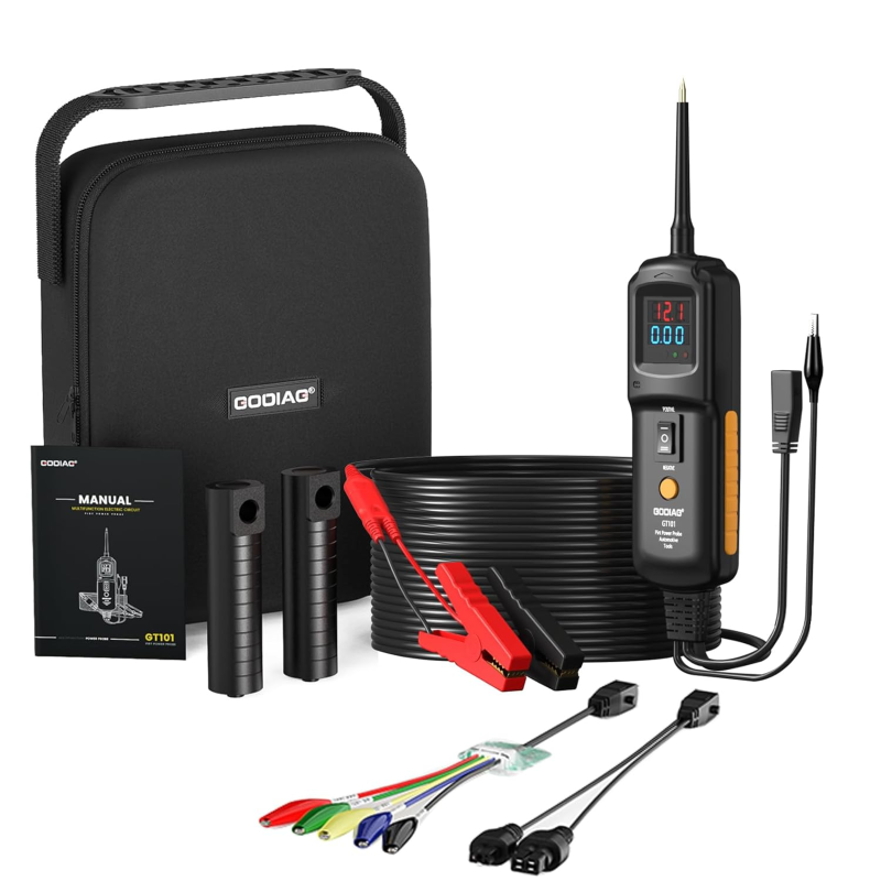 جهاز GODIAG GT101 المختبر 4 في 1 لدوائر DC بجهد 6-40V واختبار الريليه جهاز GODIAG GT101 المختبر 4 في 1 لدوائر DC بجهد 6-40V واختبار الريليه