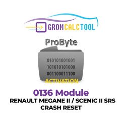 0136 Module Renault Megane II / Scenic II SRS Crash Reset