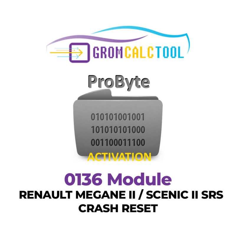 0136 Module Renault Megane II / Scenic II SRS Crash Reset