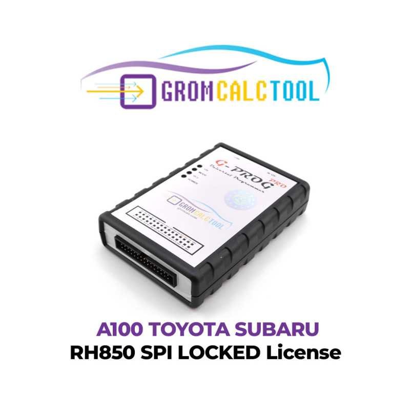 A100 TOYOTA SUBARU RH850 SPI LOCKED License