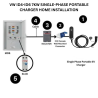 ID4-ID6 7KW Single-Phase Portable Charger Installation