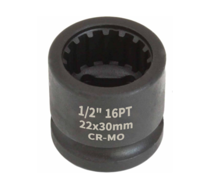 16PT 1/2 Inch Drive 22x30mm Central Valve Socket for BMW FORD MINI ME18615