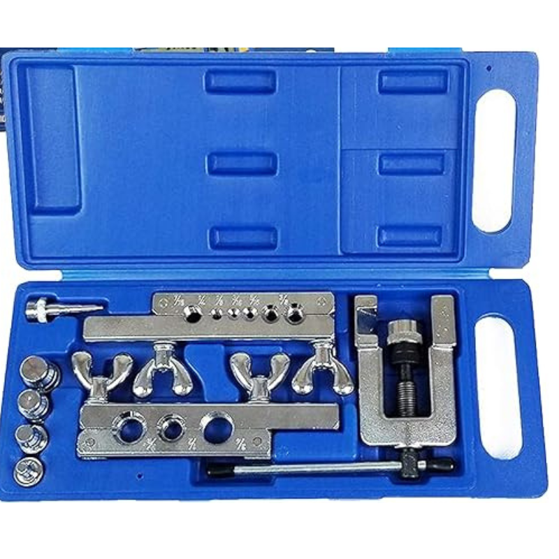 HVAC Flaring and Swaging Tool Kit Flares Soft Refrigeration Copper Tubing ME04015