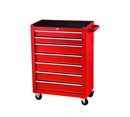 Mega Mechanic tool trolly cart with 7 shelves and Double Sided Pegboard