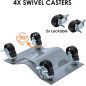 Car Dolly Creaper Mover 1500LB