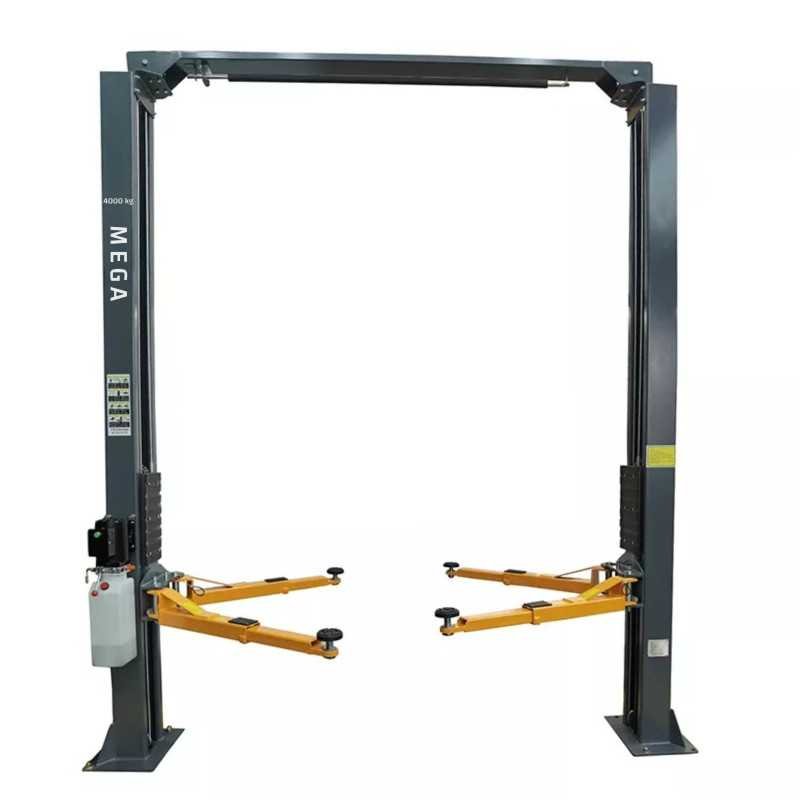 Two Post Lift 220V 4Ton - MANUAL LOCK -Black
